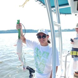 Image of 2 people fishing in Willis