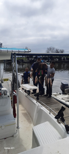 Three people fishing in TX