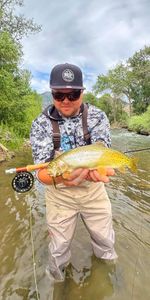 Cutthroat trout caught in Milford