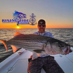 Striped bass caught while fishing in CT