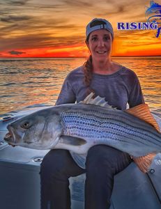 Striped bass caught on fishing trip in CT