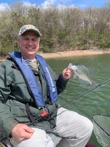 Crappie fish caught while fishing in Rogers