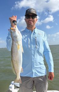 Speckled trout catch from fishing trip in Corpus Christi Texas