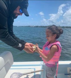 Angler fishing at Miami Beach