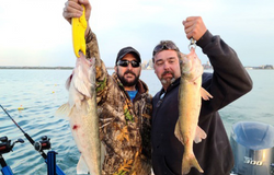 Two anglers fishing in Ohio
