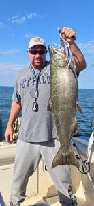 Chinook salmon catch in Cleveland, Ohio