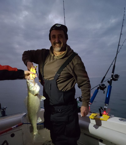 A person fishing in Cleveland