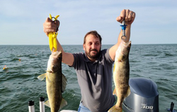 Two people fishing in OH