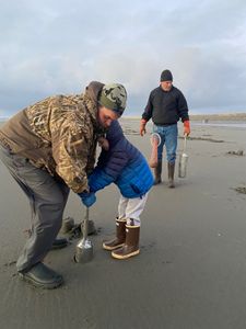 Two people fishing in OR