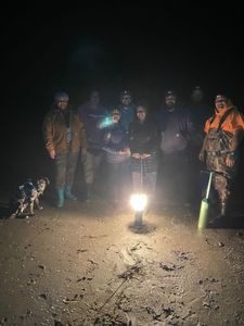 Six people fishing on Peter Iredale Rd