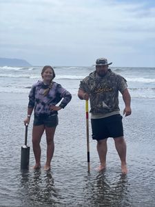 Two people fishing in OR