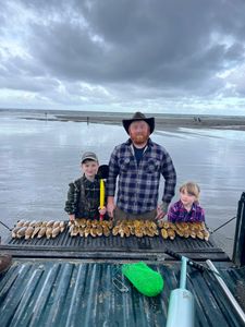 Three people fishing in Oregon