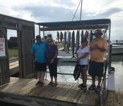 Fishing buddies making memories