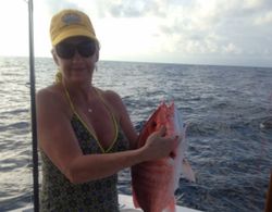 One person fishing at South Padre Island
