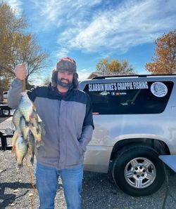 Crappie fish thrive in Oologah Lake.