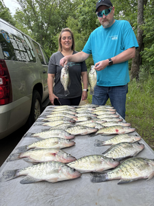 Blasted the crappie with some jigging and trolling action at the Spencer Creek Campground!