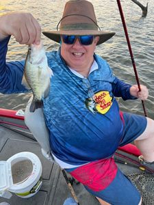 A white crappie fish caught in Adair