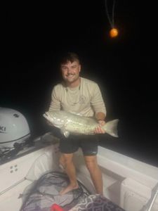 Angler fishing at Fort Myers Beach