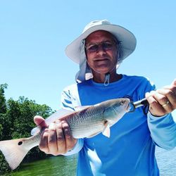 Person fishing in Florida