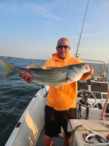 Striped bass fishing in TX