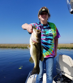 A lone angler fishing in FL