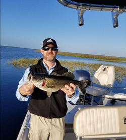 Largemouth bass caught in Kissimmee