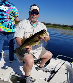 Caught a massive largemouth bass in Kissimmee