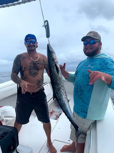 An angler fishing in SC with a big 41-inch catch