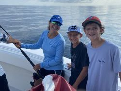 Three people fishing in SC