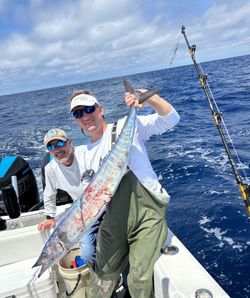 Two people fishing at Mount Pleasant