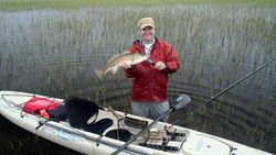 Angler fishing with rod in Florida