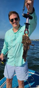 Angler with 1 small fish caught on fishing tour in SC