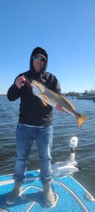 A single angler fishing on Johns Island