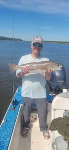 A person fishing in South Carolina