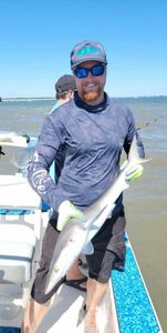 Man fishing on Johns Island
