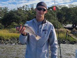 A redfish caught while fishing in SC