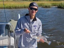 Redfish caught on Johns Island fishing tour