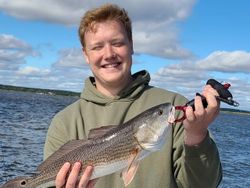 Redfish caught on Johns Island fishing tour