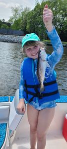 Spotted weakfish caught on Johns Island
