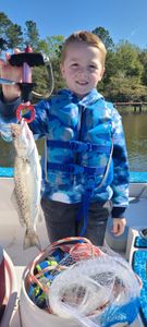 Spotted Weakfish caught while fishing in South Carolina