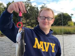 Spotted Weakfish caught on fishing tour in Johns Island