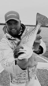 Spotted weakfish caught fishing in South Carolina