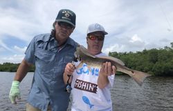 Two anglers fishing in Chokoloskee