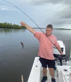 Angler fishing alone in Florida