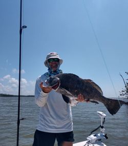 A lone angler fishing in Florida