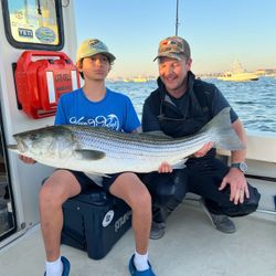 Manasquan's striped bass fishing charter.