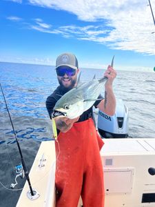 Angler catching a fish in New Jersey