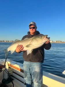 Striped bass fishing in Manasquan