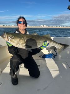 A person fishing in New Jersey