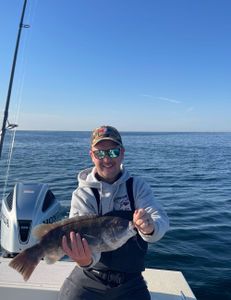 One angler fishing in Manasquan